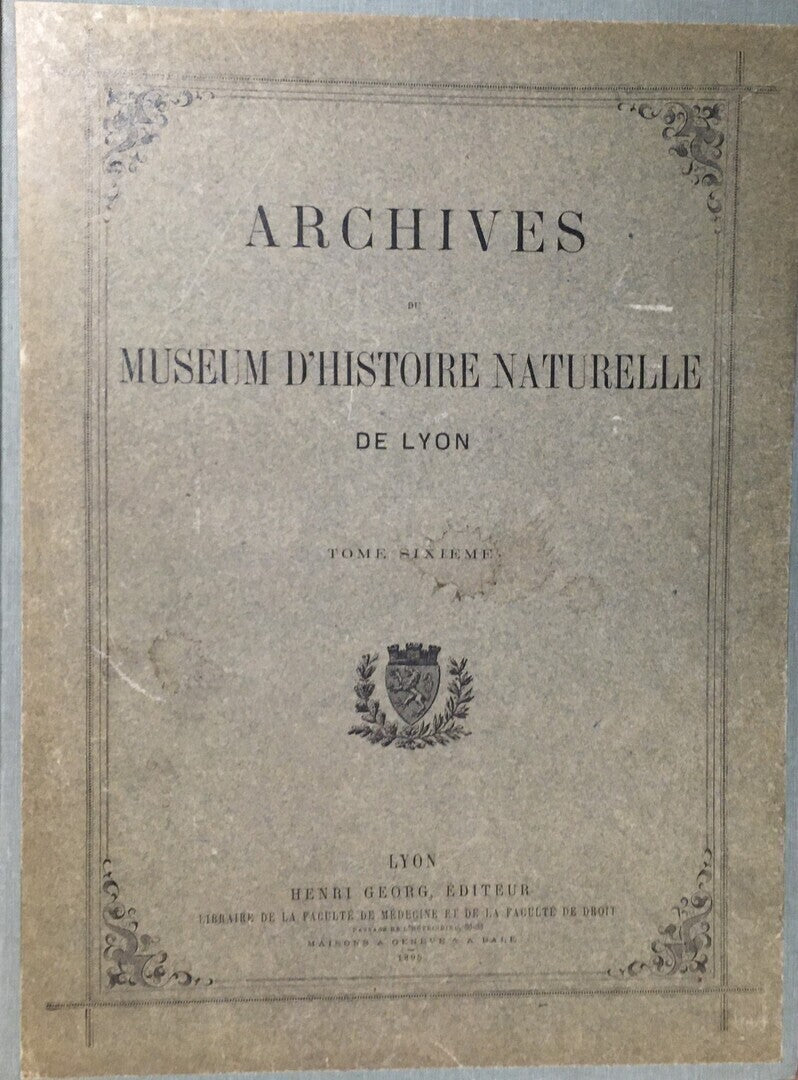 Recherches Anthropologiques dans L’Asie Occidentale. Missions Scientifiques en Transcaucasie Asie Mineure et Syrie 1890-1894.