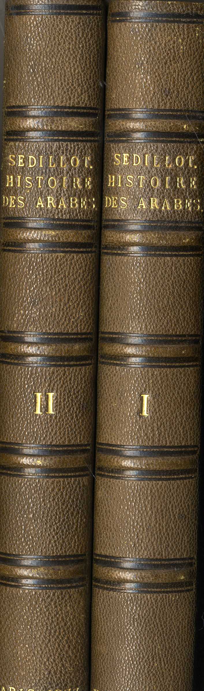Histoire Génerale des Arabes, leur Empire, leur Civilisation, leurs Écoles Philosophiques, Scientifiques et Littéraires. TWO VOLUMES.