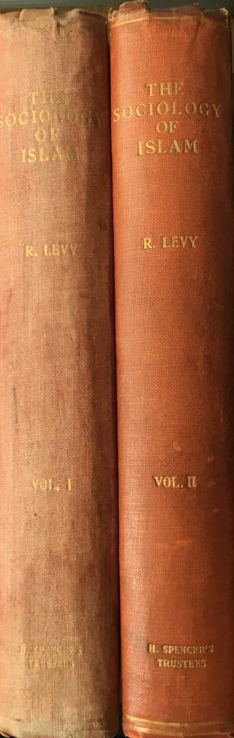 An Introduction to The Sociology of Islam. TWO VOLUMES.