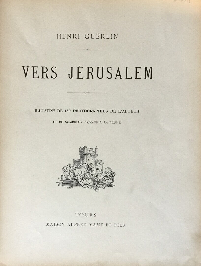 Vers Jerusalem.