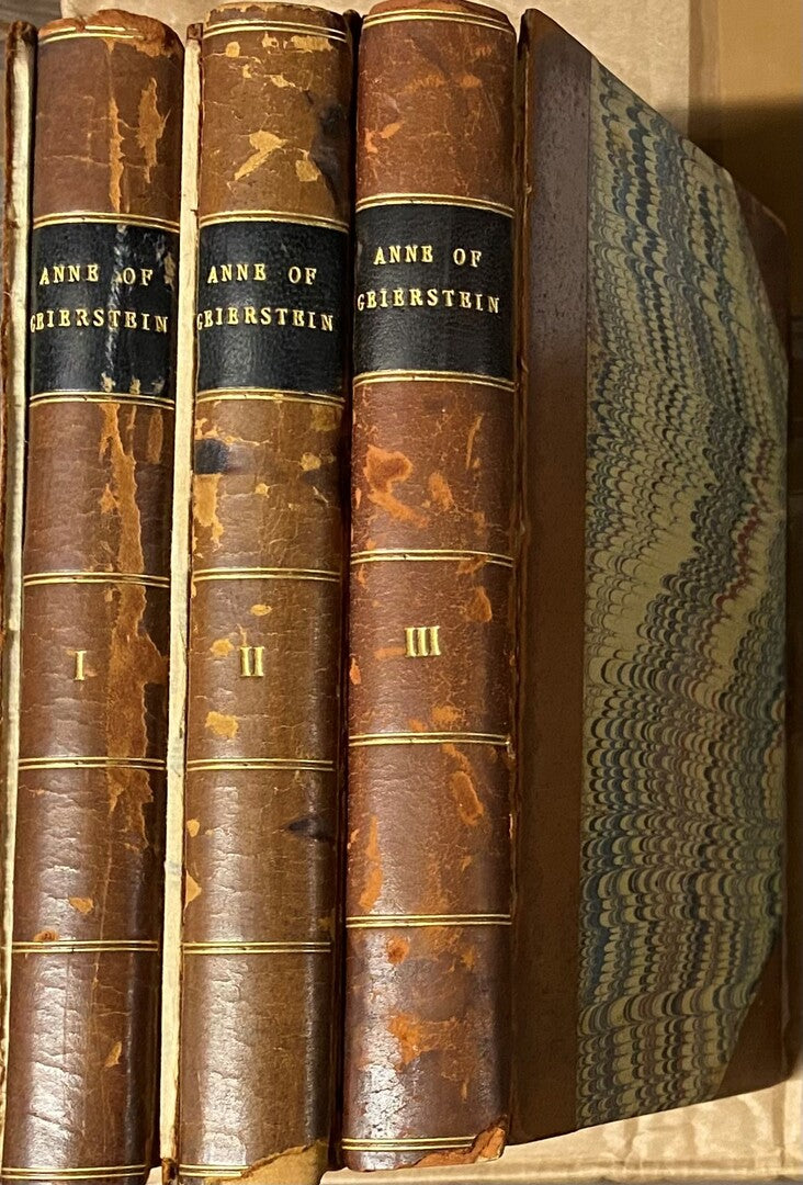 Anne of Geierstein, or The Maiden of the Mist. THREE VOLUMES.