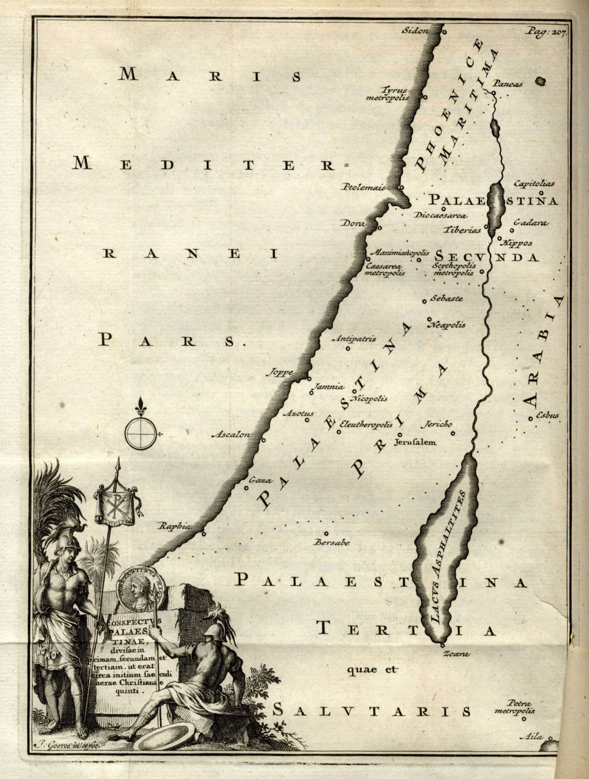 Palaestina Ex Monumentis Veteribus Illustrata. VOLUME I ONLY.