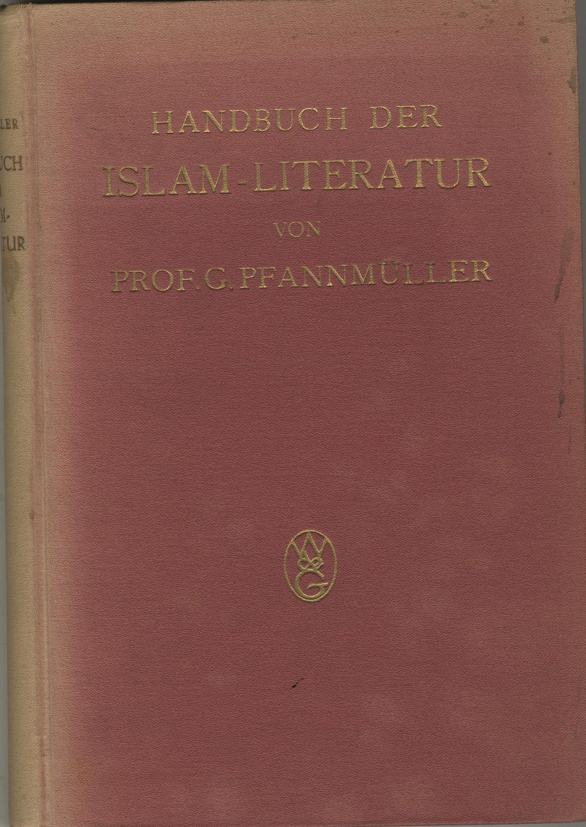 Handbuch der Islam-Literatur.