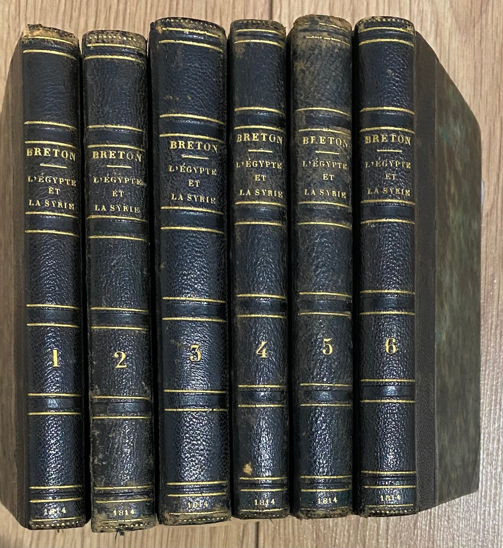L’Egypte et la Syrie, ou mœurs, usages, costumes et monuments des Egyptiens, des Arabes et des Syriens. Précédés d'un précis historique. SIX VOLUMES.