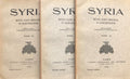 Syria. Revue d’Art Oriental et d’Archéologie Tome XI, 1930. Premiere, Deuxieme & Troisieme Fascicule. Three Fascicules of four.