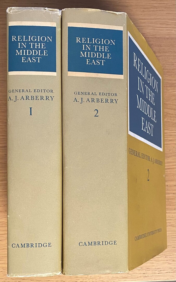 Religion in The Middle East. Three Religions in Concord and Conflict. TWO VOLUMES.
