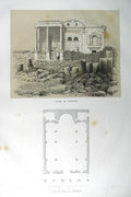 Voyage dans Le Haouran et aux Bords de La Mer Morte exécuté pendant Les Années 1857 et 1858. TWO VOLUMES: TEXT + ATLAS.