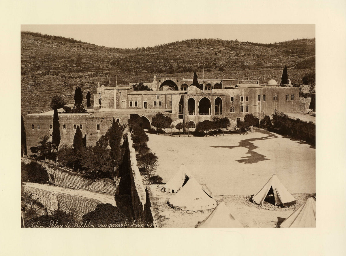 Early Photography of the Near East. Mount Lebanon.