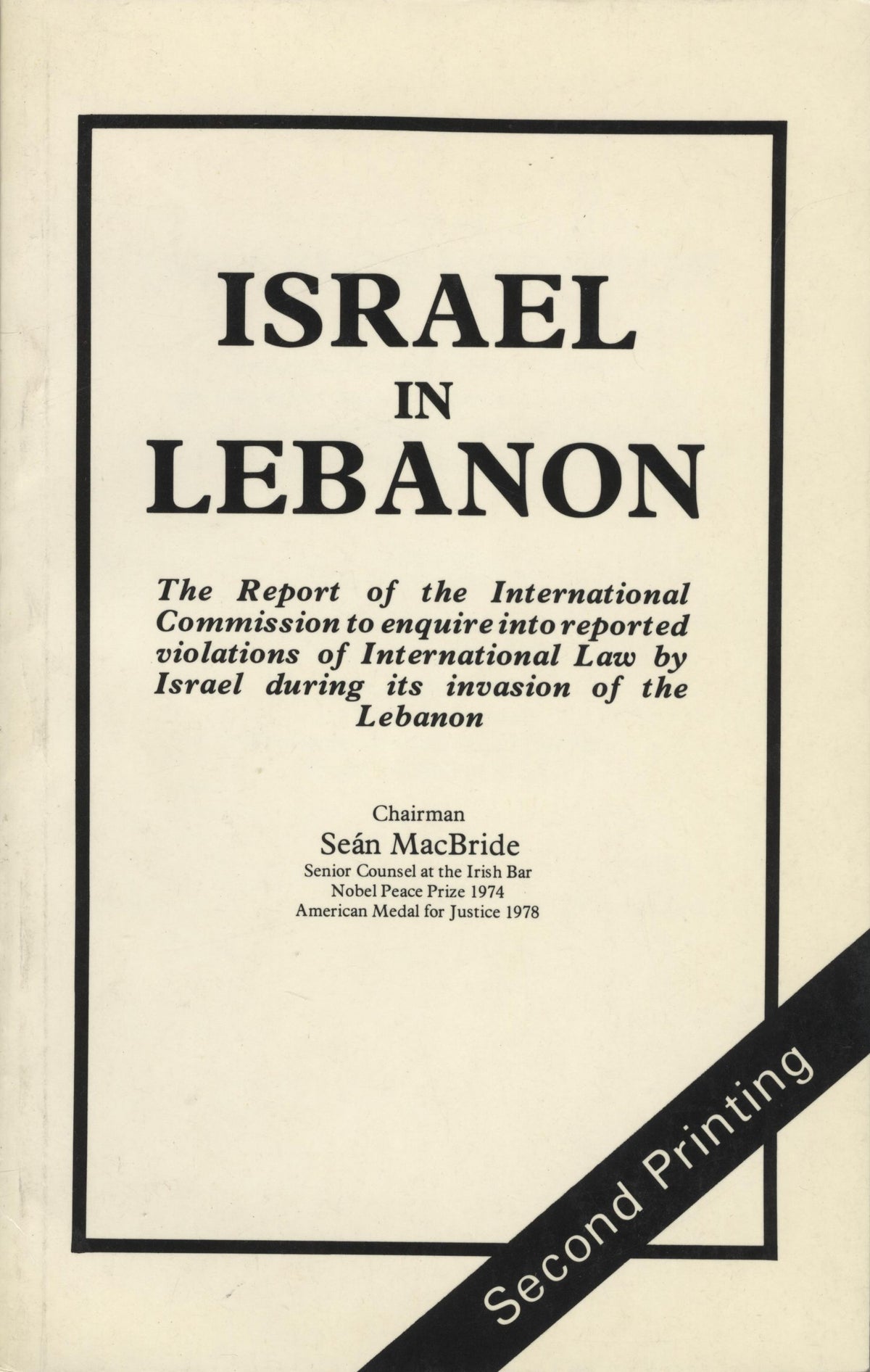 Israel in Lebanon.