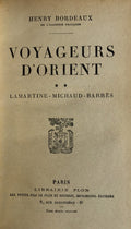 Voyageurs d’Orient. TWO VOLUMES.