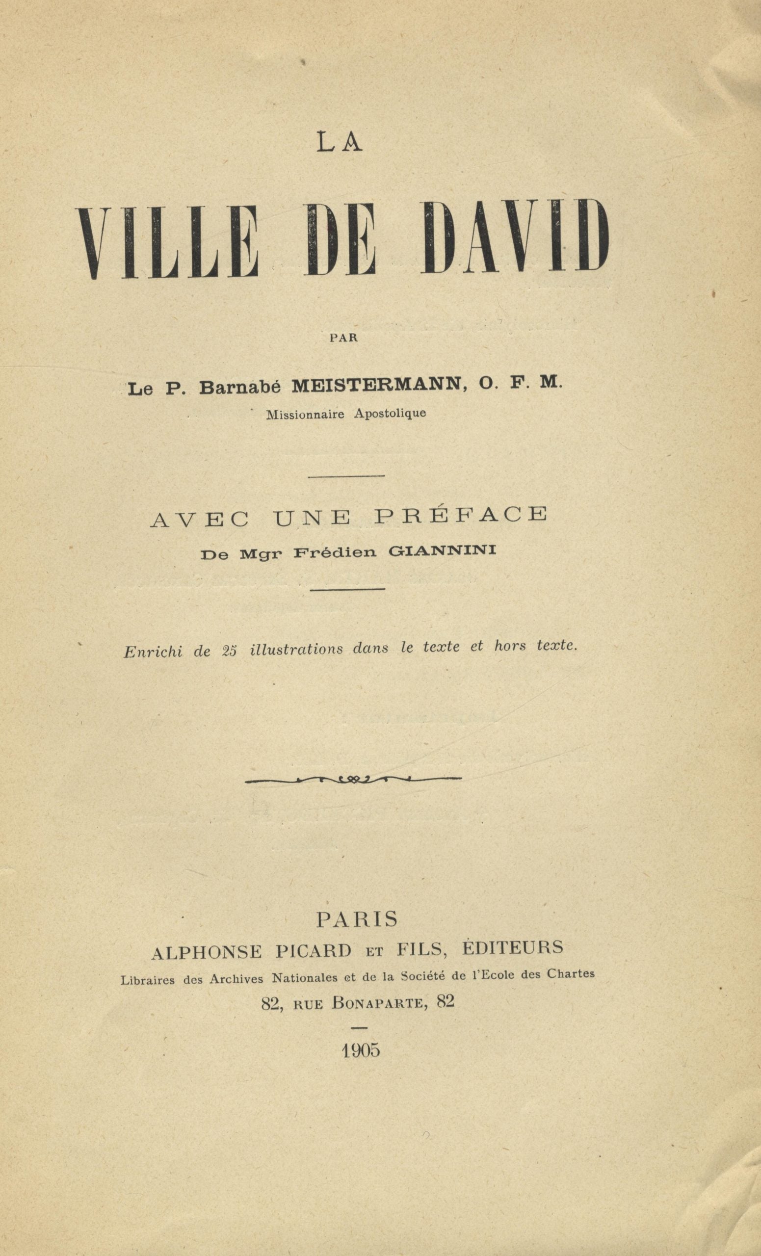 La Ville de David.