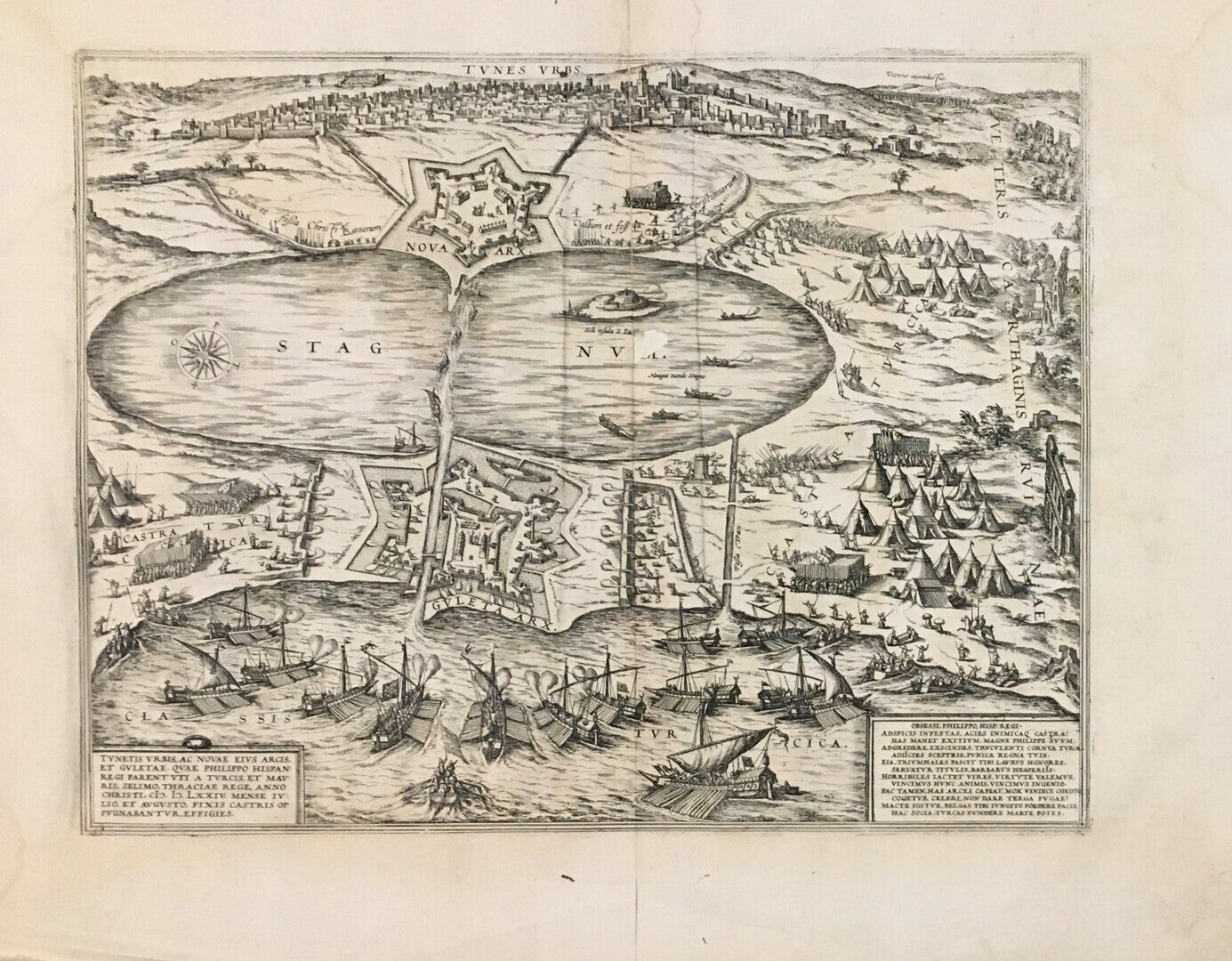 'Tvnes Vrbs. - Tvnetis Vrbis, Ac Novae Eivs Arcis.