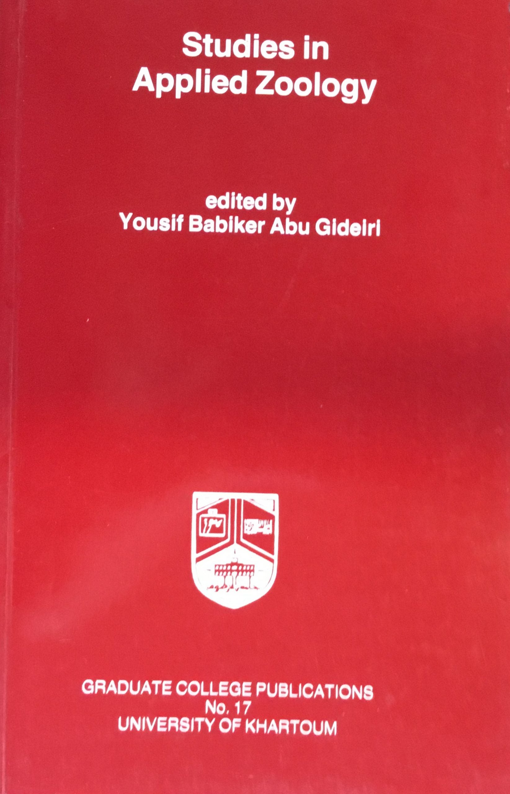 Studies in Applied Zoology.