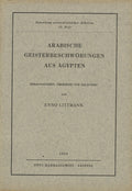 Arabische Geisterbeschworungen aus Agypten.