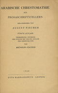 Arabische Chrestomathie aus Prosaschriftstellern.