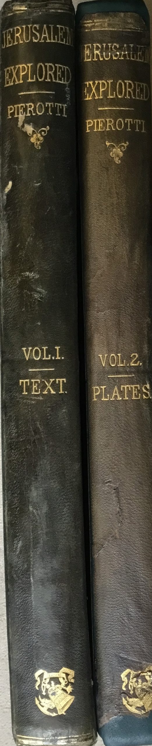 Jerusalem Explored. Being a Description of The Ancient and Modern City, with Numerous Illustrations Consisting of Views, Ground Plans, and Sections. TWO VOLUMES.