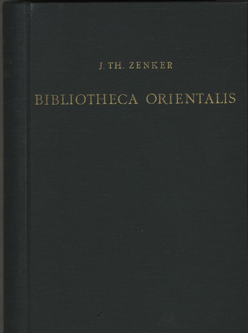 Bibliotheca Orientalis. Manuel de Bibliographie Orientale. TWO VOLUMES IN ONE.