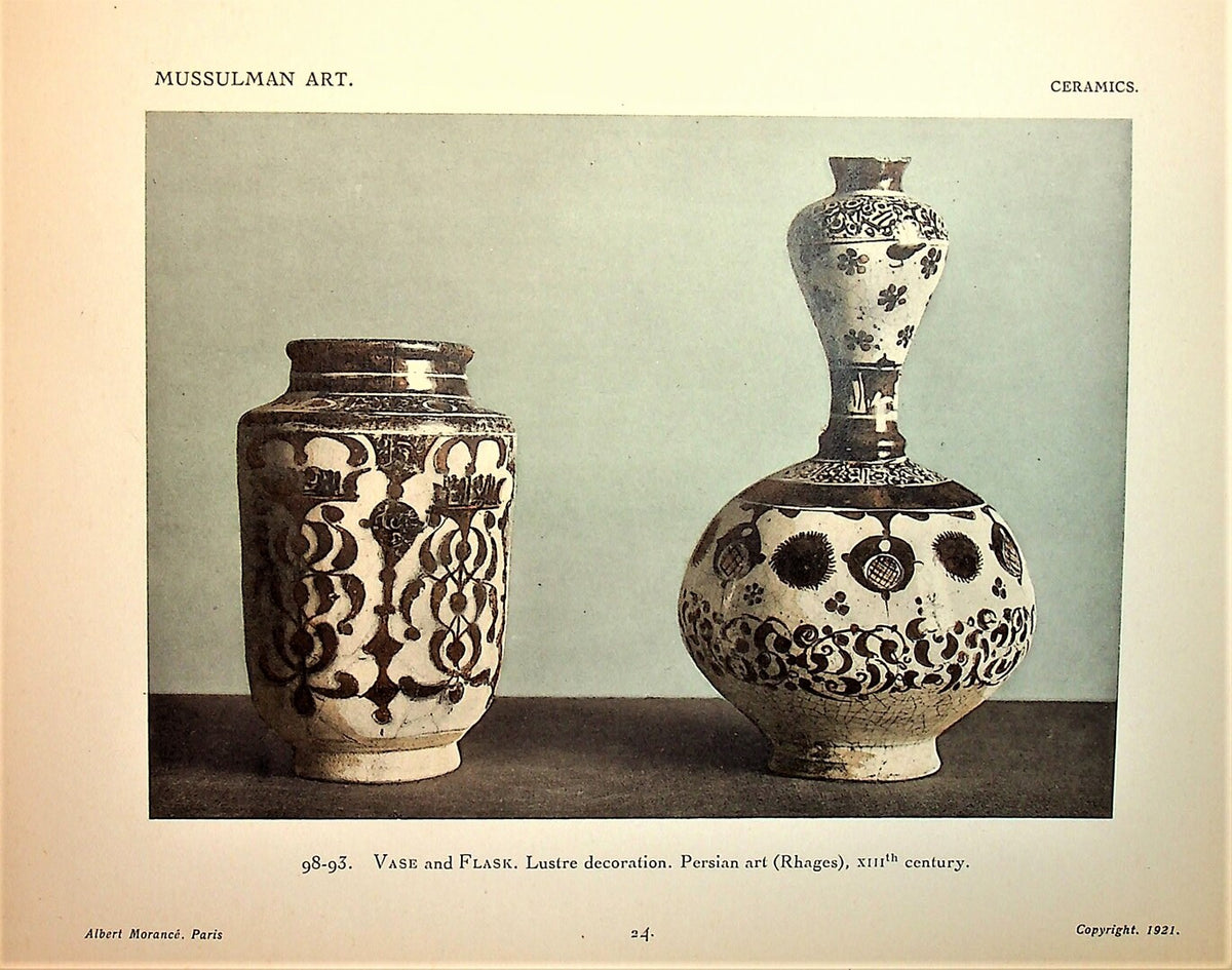 Documents d’Art. The Louvre Museum. Mussulman Art. TWO  VOLUMES.