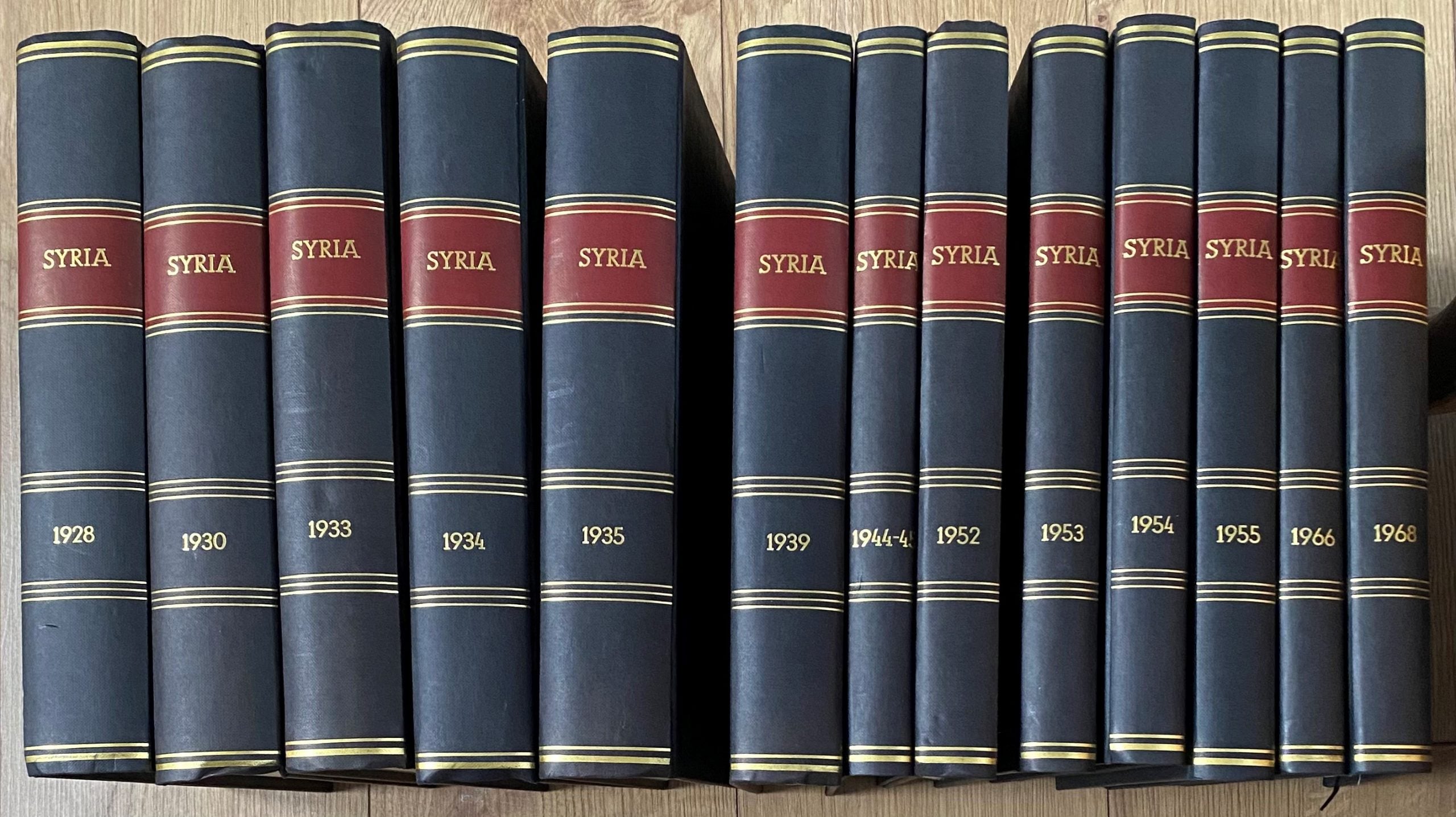 Syria. Revue d’Art Oriental et d’Archéologie. 13 VOLUMES.