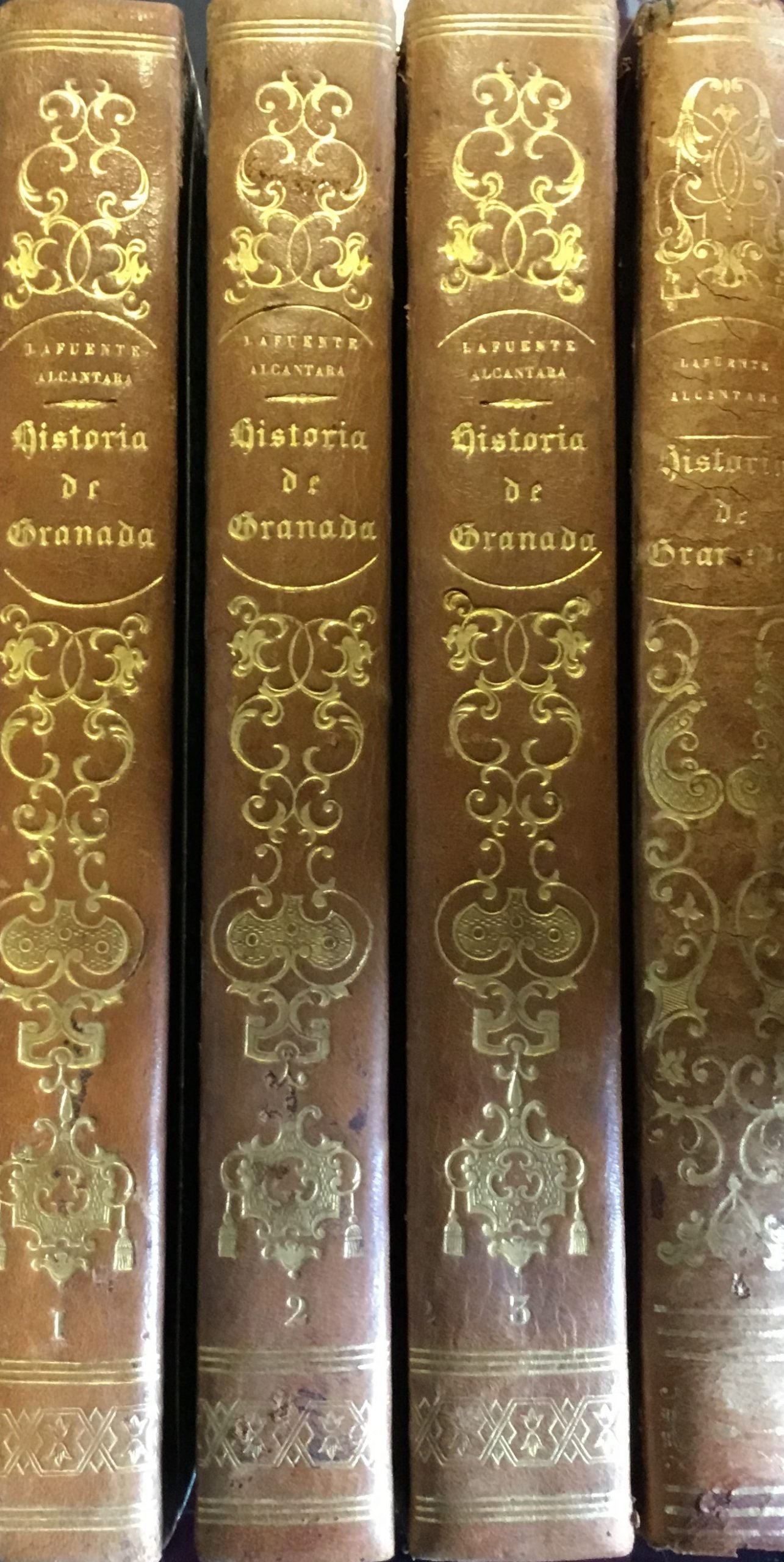 Historia de Granada Comprendiendo las de sus Cuatro Provincias Almeria, Jaen, Granada y Malaga. FOUR VOLUMES.