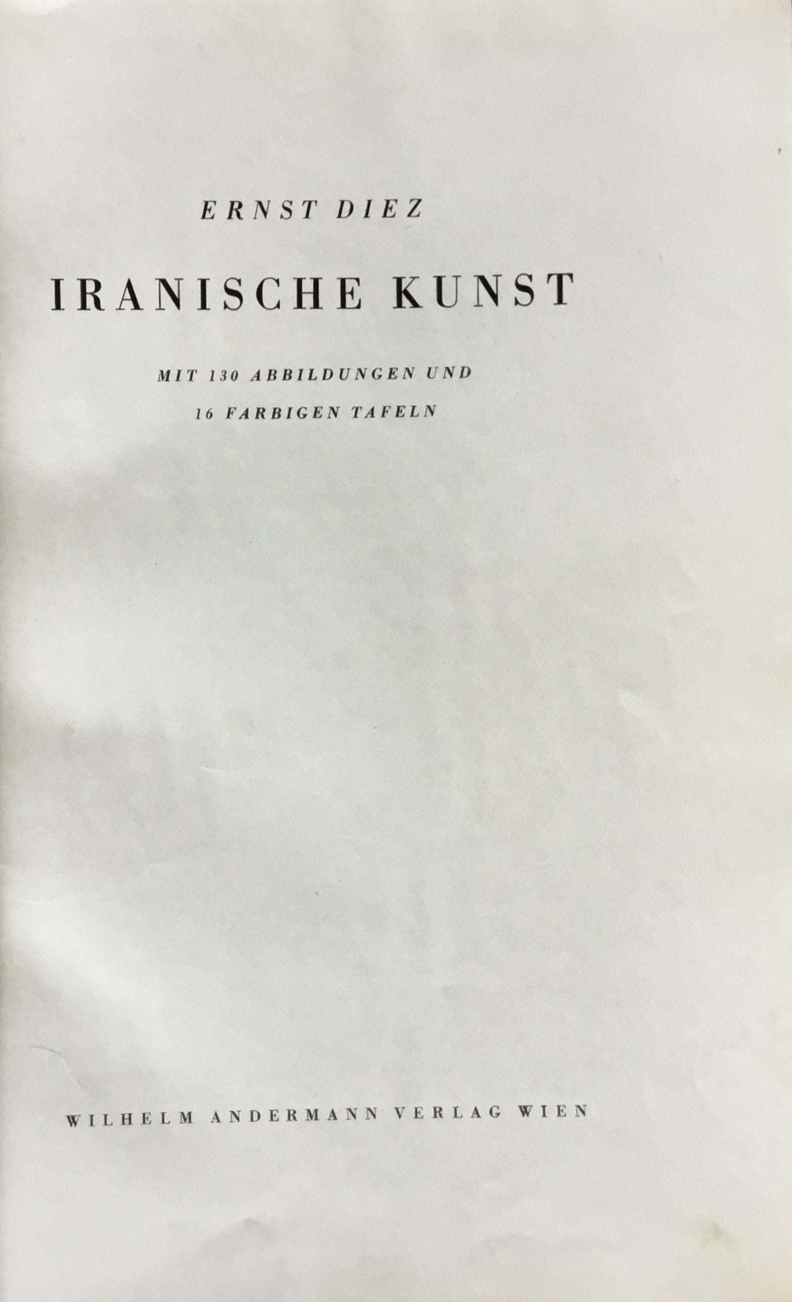 Iranische Kunst In Deutschen Museen.