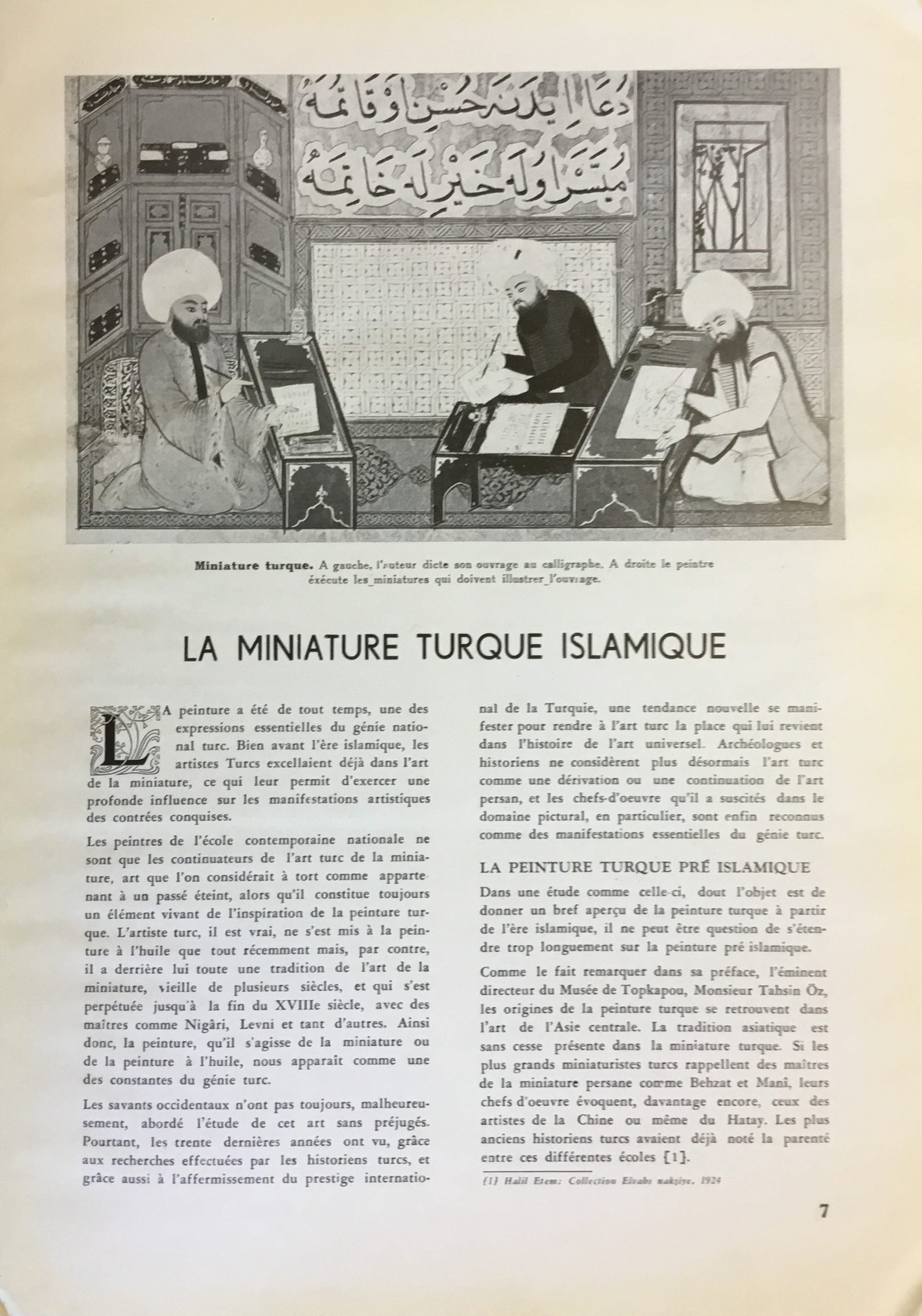 La Peinture Turque.