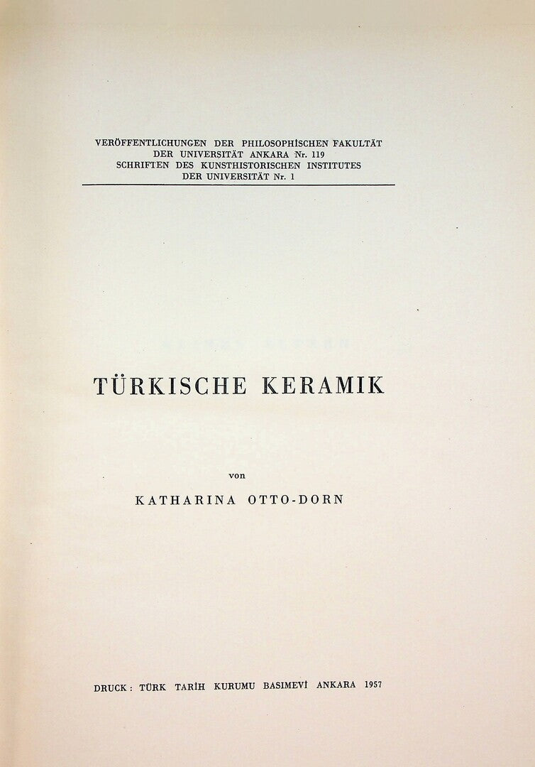 Turkische Keramik.