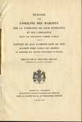 Mémoire sur l'Origine des Wahabys sur la Naissance de leur Puissance et sur l'influence dont ils Jouissent Comme Nation.