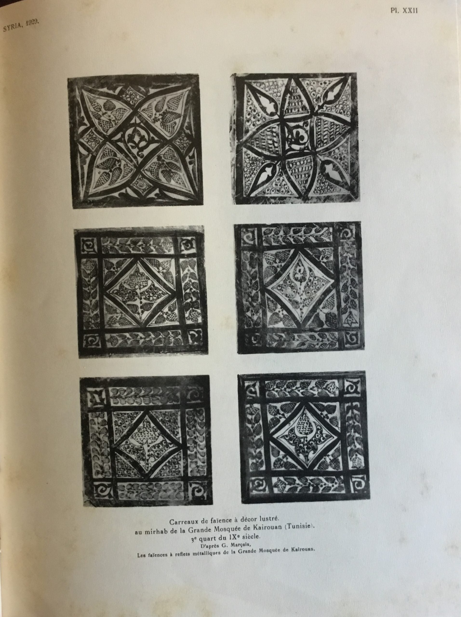 Le Decor Lustre dans la Ceramique Musulmane a propos de Publications Recentes.