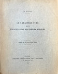 Le Caractère Turc dans l'Ornementation des Faïences Osmanlies.