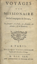 Voyages d'un Missionnaire de la Compagnie de Jésus, en Turquie, en Perse, en Armenie, en Arabie, & en Barbarie.