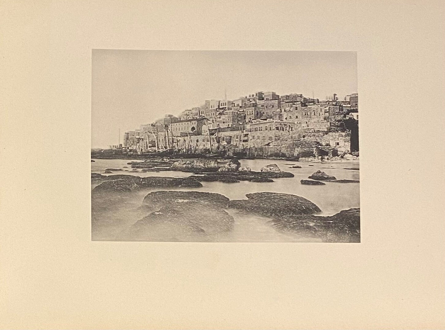 La Palestine Illustrée. Collection de vues recueillies en Orient par F. et E. Thévoz, de Genève reproduites par la phototypie. Texte explicatif par Philippe Bridel, pasteur à Lausanne. FOUR VOLUMES.