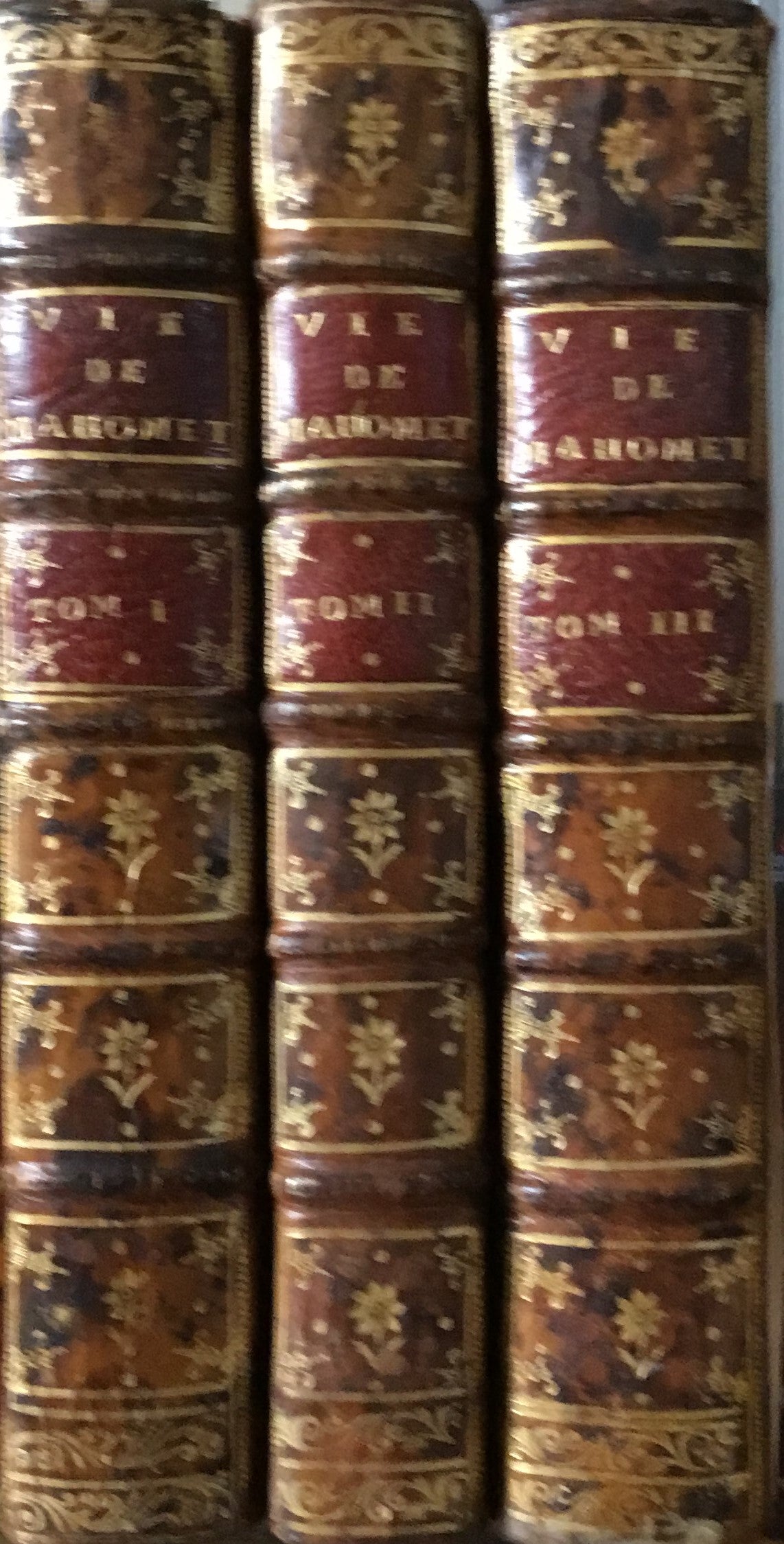 La vie de Mahomet, traduite et compilée de l'Alcoran des traditions authentiques de la Sonna, et des meilleurs auteurs arabes. THREE VOLUMES.