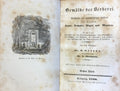 Gemälde der Berberei, oder Geschichte und gegenwärtiger Zustand der Staaten Tunis, Tripolis, Algier und Marocco. TWO VOLUMES IN ONE.