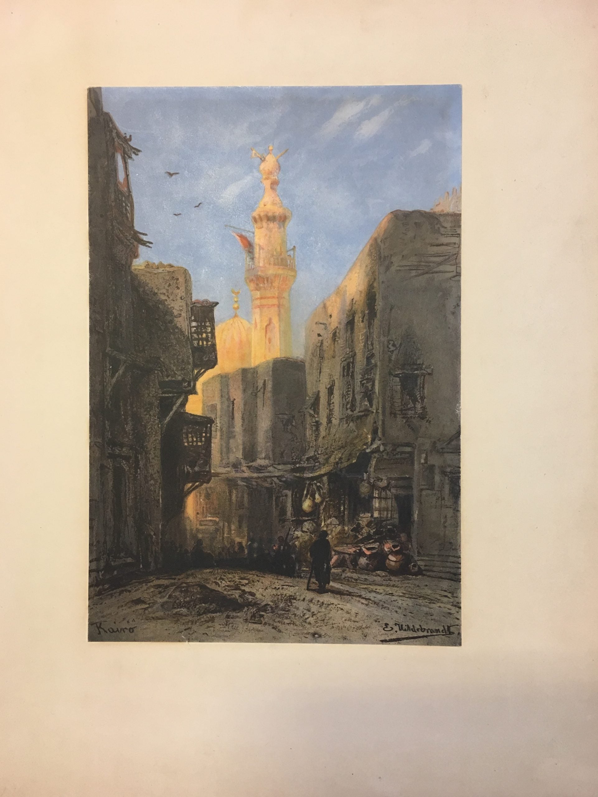 Mosque in Cairo in the Evening Sun.