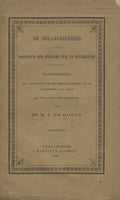 De Belangrijkheid van de Beoefening der Arabische Taal en Letterkunde.