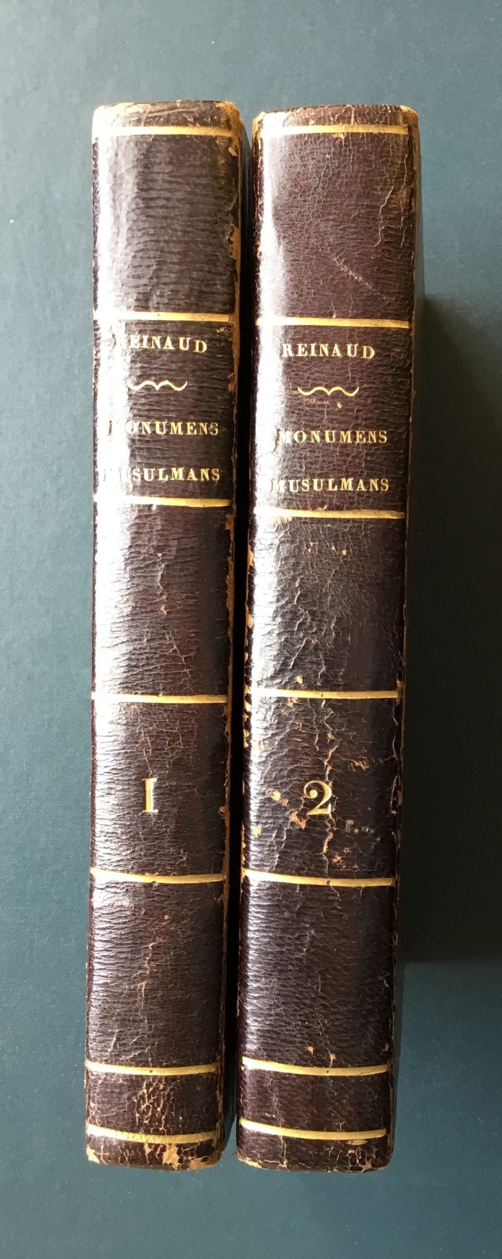 Description des Monumens Musulmans du Cabinet de M. Le Duc de Blacas. TWO VOLUMES.