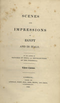 Scenes and Impressions in Egypt and in Italy.