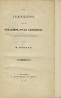 De Leerstellingen van de Mhammedaansche Godsdienst, uit verschillende bronnen zamengesteld.