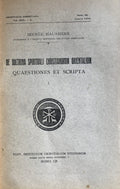 De Doctrina Spirituali Christianorum Orientalium Quaestiones et Scripta + Les Monnaies de la Judee + De Babylon a Jericho...+ Iraq: An Introduction to The Past and Present of the Kingdom of Iraq / The Palestine Arab Cause. FIVE VOLUMES IN ONE.