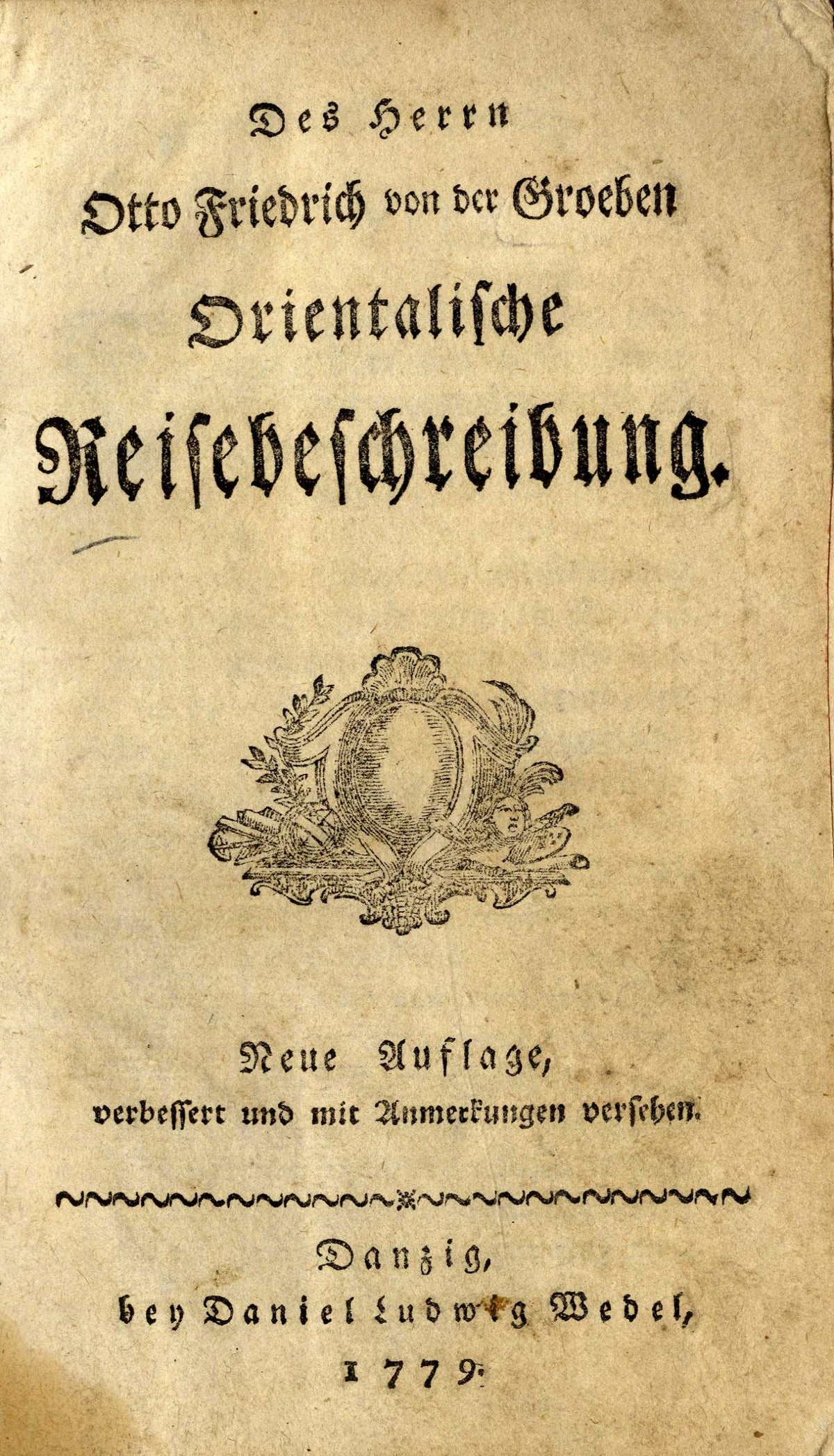 Orientalische Reisebeschreibung.
