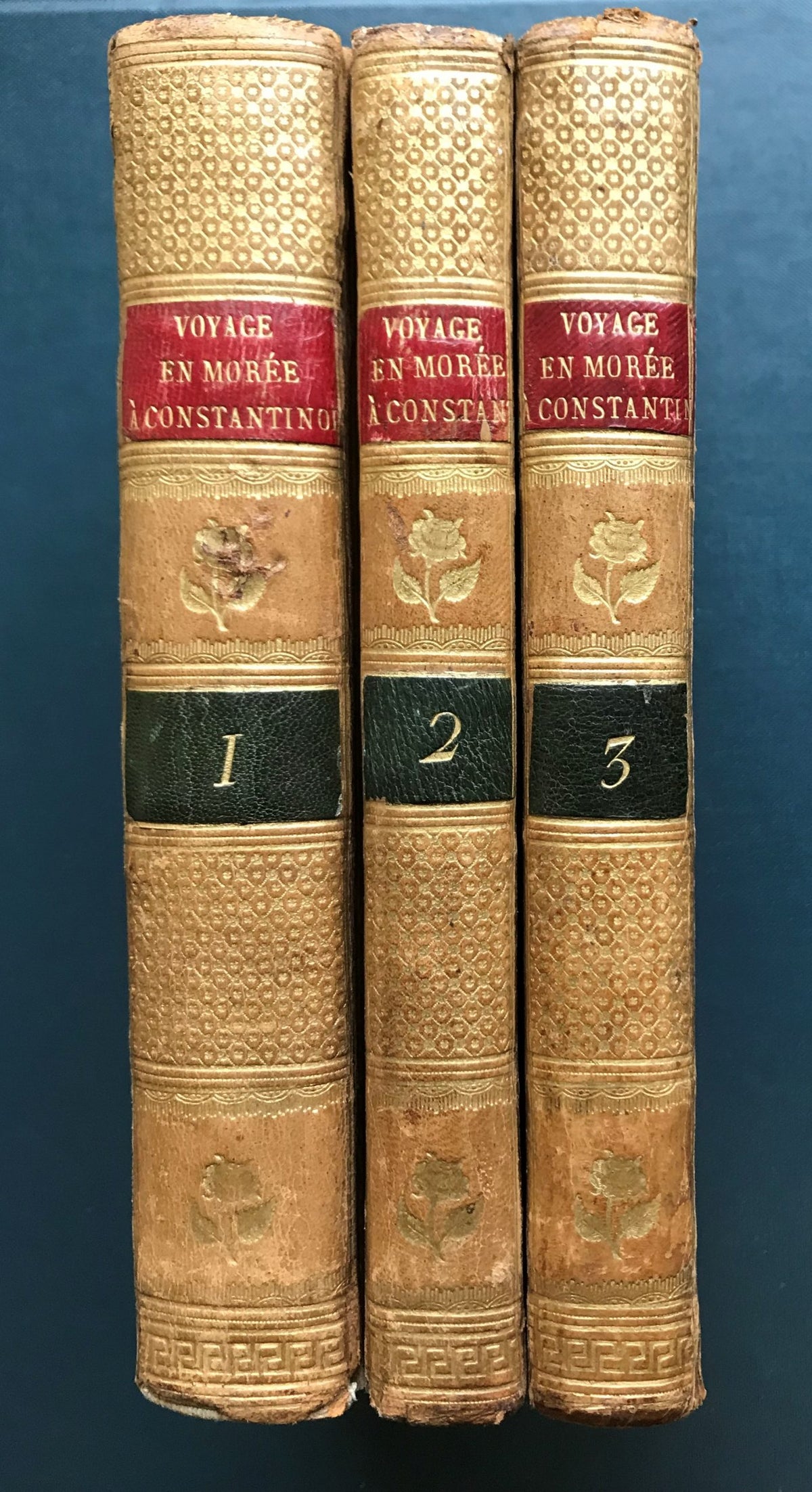 Voyage en Morée, à Constantinople, en Albanie et dans plusieurs autres parties de l'empire Othoman pendant les années 1798, 1799, 1800 et 1801...... THREE VOLUMES.