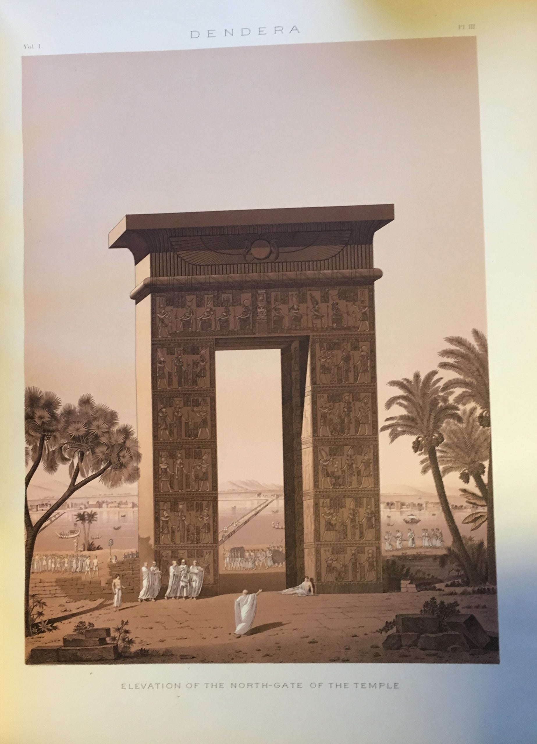 Ancient Egypt or Mizraim, Profusely Illustrated with fine engravings and colored plates by the best artists, from the works of L'Expédition de l'Égypte, Lepsius, Prisse d'Avennes, etc.... TWO VOLUMES IN FOUR.