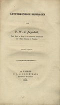 Letterkundige Bijdragen. THREE VOLUMES IN ONE.