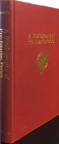 A Bibliography of Pre-Islamic Persia.