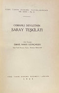 Osmanli Devletinin Saray Teskilati.