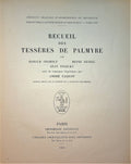 Recueil des Tessères de Palmyre.