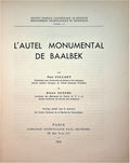 L’Autel Monumental de Baalbek.