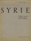 Syrie. Problèmes de Conservation et de Mise en Valeur des Sites et Monuments.