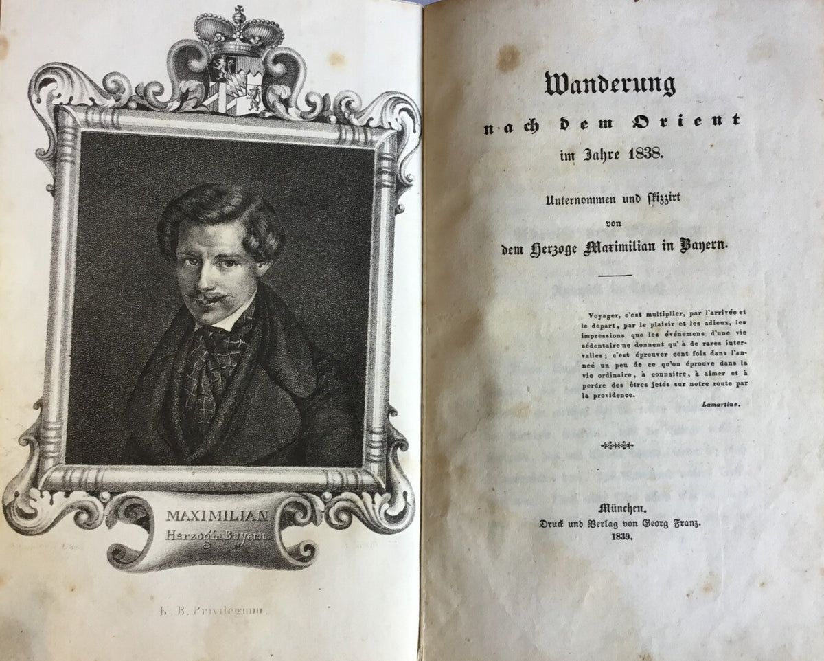 Wanderung nach dem Orient im Jahre 1838.